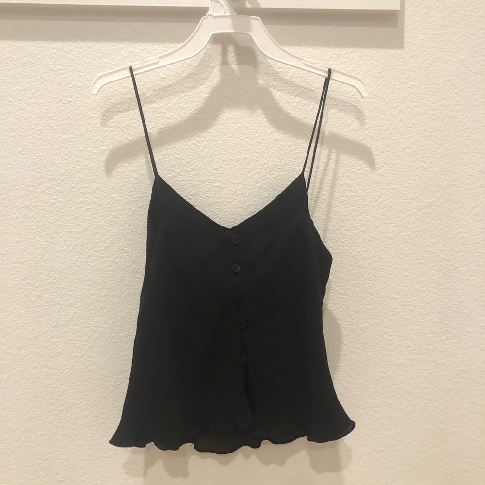 Frilly Black Top (1/2 of set)